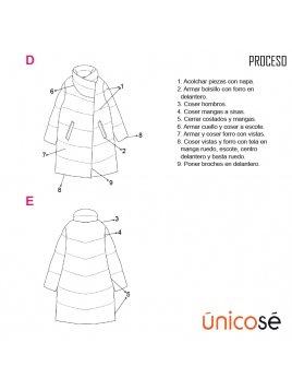 PARKA ABRIGO MUJER 1807