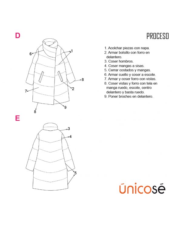 PARKA ABRIGO MUJER 1807