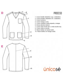 CAMISA QUIRURGICA UNISEX RT 1843