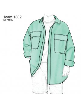 CAMISA OVERSIZE HOMBRE 1802