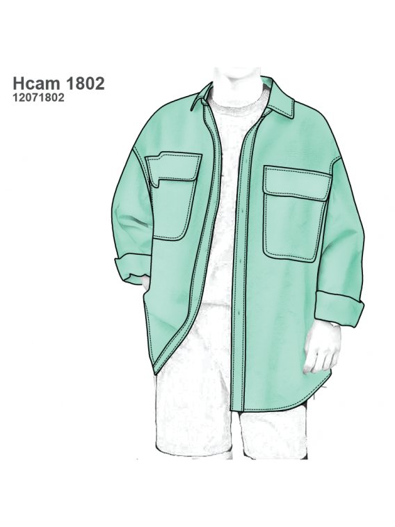 CAMISA OVERSIZE HOMBRE 1802