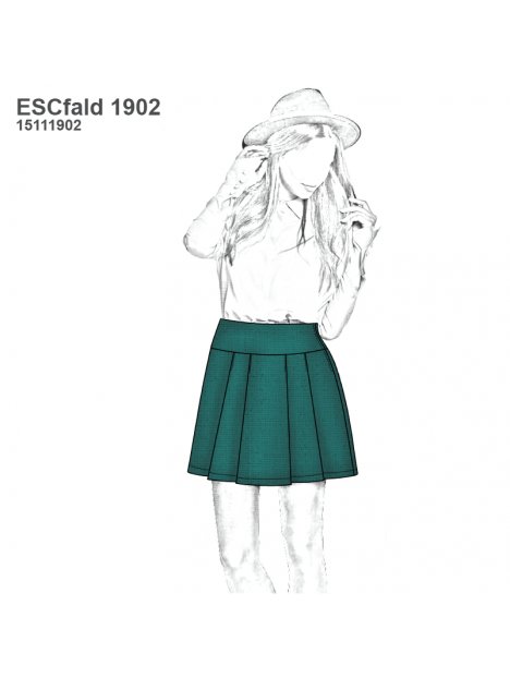 FALDA ESCOLAR CORTA TABLAS  1902