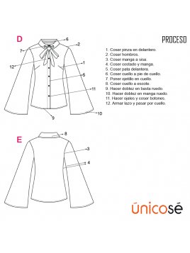 BLUSA CAMISERA MUJER 1813