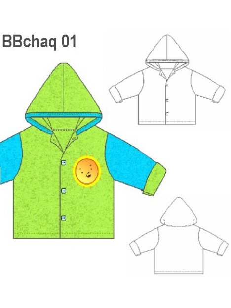 CHAQUETA GORRO BEBE