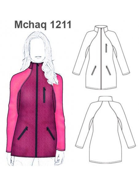 CHAQUETA SOFT SHELL MUJER 1211