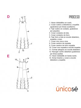 VESTIDO LARGO MUJER 1904