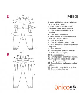 PANTALON CARGO TRABAJO RT 1912