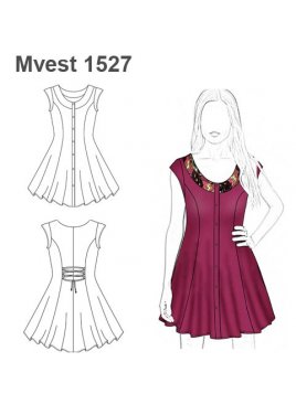 VESTIDO SUELTO MUJER 1527