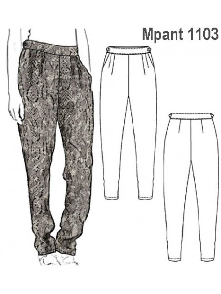 PANTALON BOMBACHO MUJER 1103