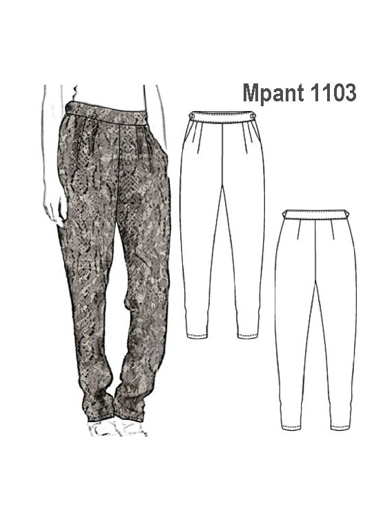 PANTALON BOMBACHO MUJER 1103