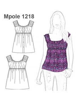 POLERA BLUSON MUJER 1218