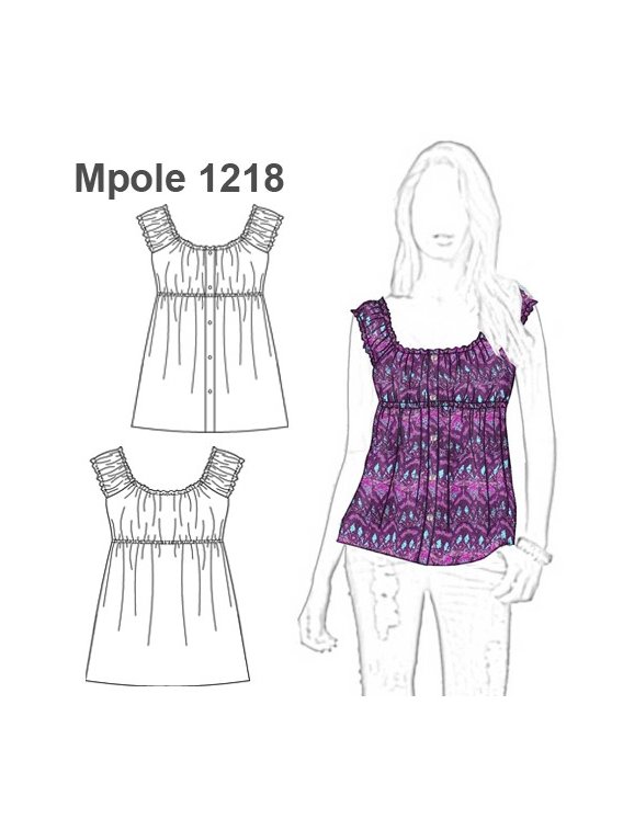 POLERA BLUSON MUJER 1218