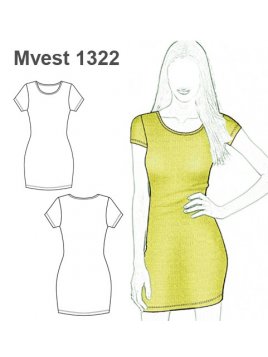 VESTIDO AJUSTADO MUJER 1322