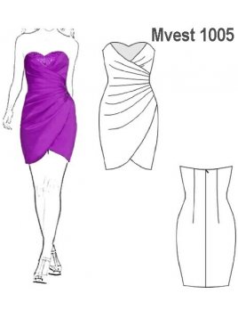 VESTIDO AJUSTADO MUJER 1005