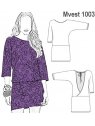 VESTIDO CUELLO BOTE MUJER 1003