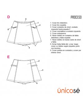 FALDA SHORT ESCOLAR 1903