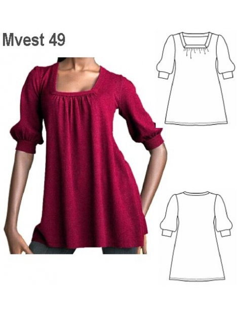 VESTIDO BLUSON MUJER 0949