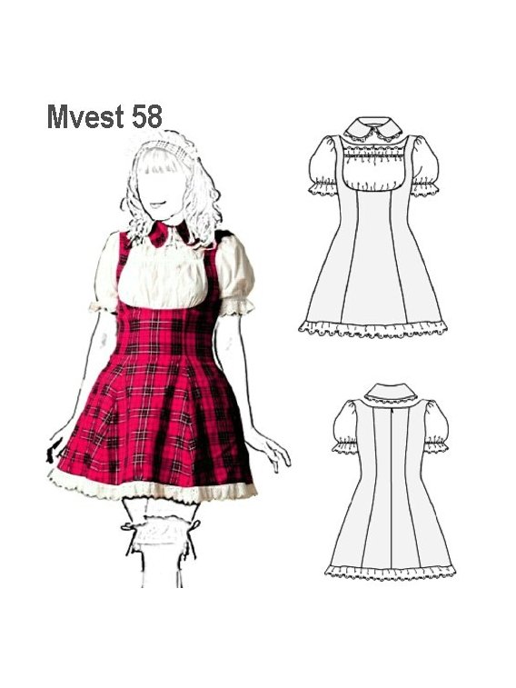 VESTIDO LOLITA MUJER 0958
