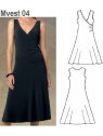 VESTIDO EVASE MUJER 0904