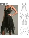 VESTIDO ASIMETRICO MUJER 0911