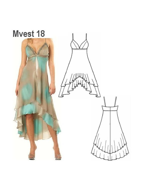 VESTIDO ASIMETRICO MUJER 0918