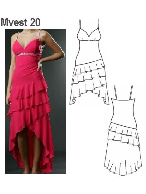 VESTIDO FIESTA MUJER 0920