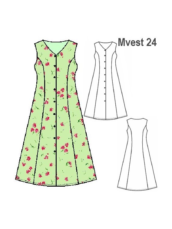 VESTIDO BATA MUJER 0924