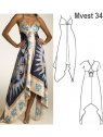 VESTIDO ASIMETRICO MUJER 0934