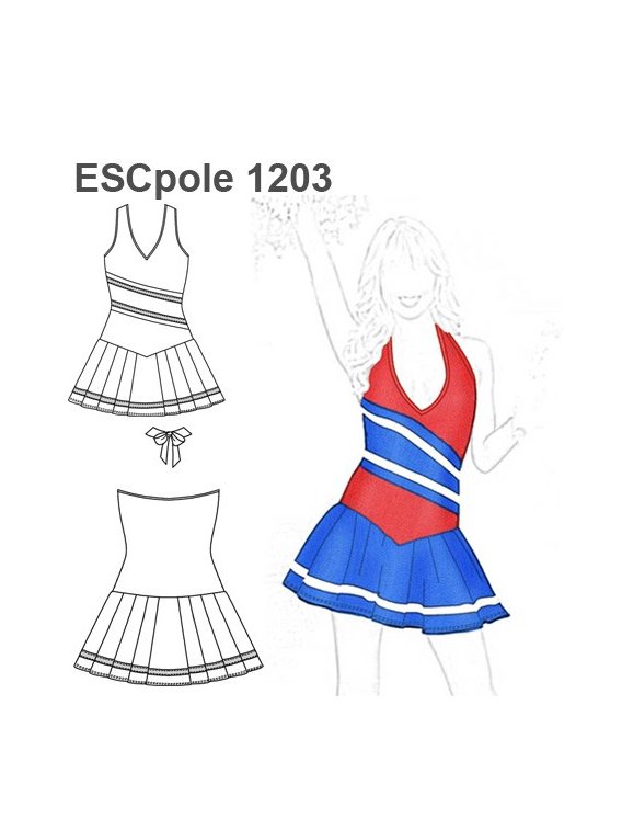 ESCOLAR CHEERLIDER POLERA 1203