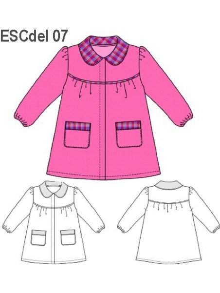 DELANTAL PARVULO ESCOLAR 0907