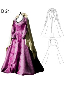 DISFRAZ DAMA ANTIGUA INFANTIL D 0924