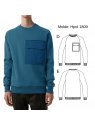 POLERON SEMI ANCHO HOMBRE 1809