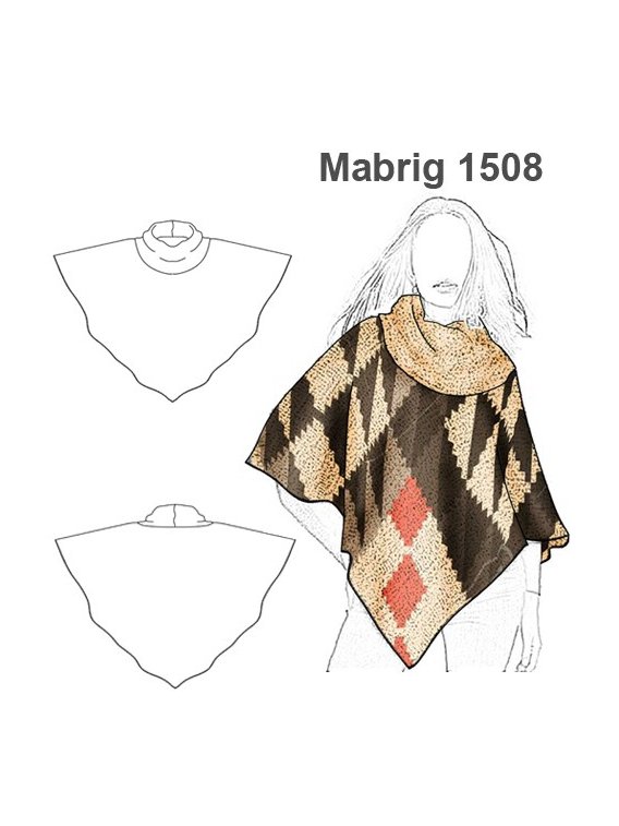 ABRIGO TAPADO PONCHO  MUJER