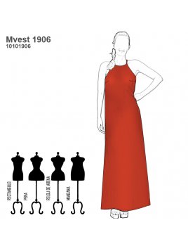 VESTIDO LARGO MUJER 1906