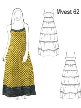 VESTIDO RECOGIDO MUJER 0954