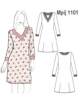 PIJAMA CAMISA MUJER 1101